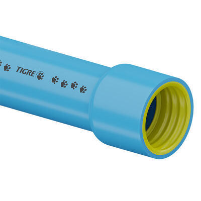 Linha PVC Azul Engate Rosca
